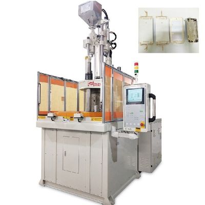 मोबाइल फोन सहायक उपकरण के लिए 120 टन वर्टिकल रोटरी प्लास्टिक इंजेक्शन मोल्डिंग मशीन