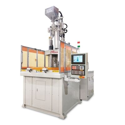 फ्यूज धारक बनाने के लिए रोटरी वर्टिकल 120 टन प्लास्टिक इंजेक्शन मोल्डिंग मशीन