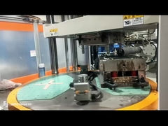 रोटरी टेबल के साथ 85 टन ऊर्ध्वाधर मोल्ड क्लैंपिंग क्षैतिज इंजेक्शन बीएमसी मशीन