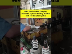 ऊर्ध्वाधर मोल्ड क्लैंपिंग क्षैतिज इंजेक्शन रसोई के बर्तन हैंडल के लिए इस्तेमाल किया बीएमसी मशीन